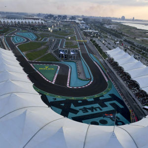 Abu Dhabi formula 1 circuit view