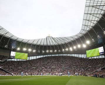 Tottenham Hotspur view from seat