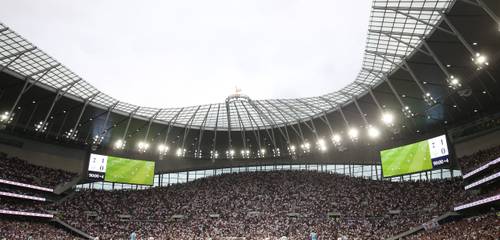 Tottenham Hotspur view from seat
