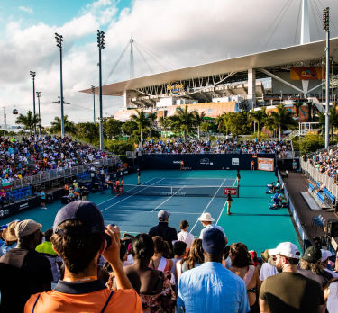Miami Open 2023 - General view of campus courts in front of Hard Rock Stadium - Miami Gardens, Fla. (Kevin Tubbergen/South Florida Stadium)
