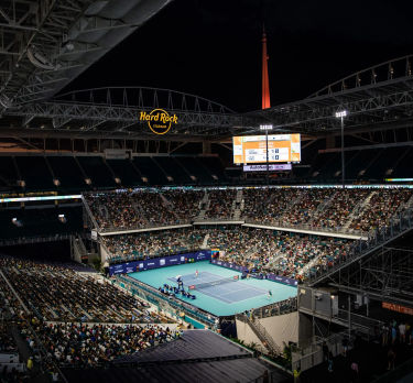 Miami Open 2023 - General view of Hard Rock Stadium court - Miami Gardens, Fla. (Tomas Diniz Santos/South Florida Stadium)