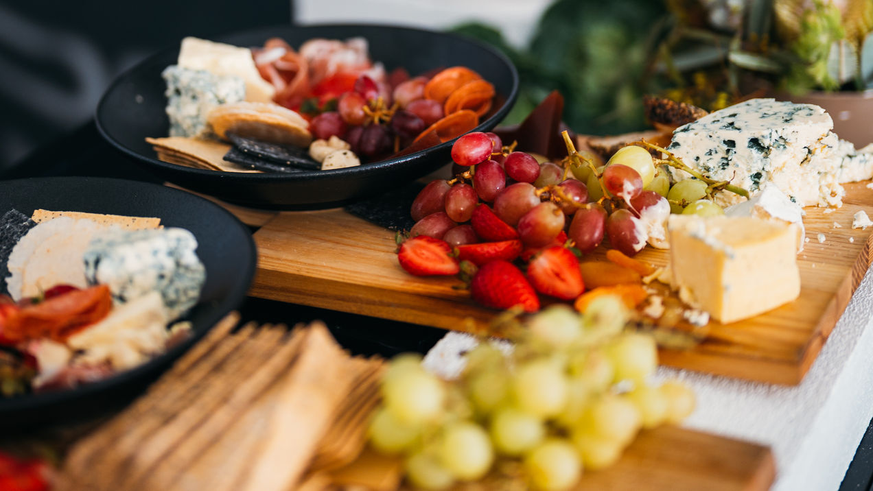 Une sélection de plats proposés dans le Pit Entry Lounge pendant le week-end F1 Experiences du Grand Prix d'Australie