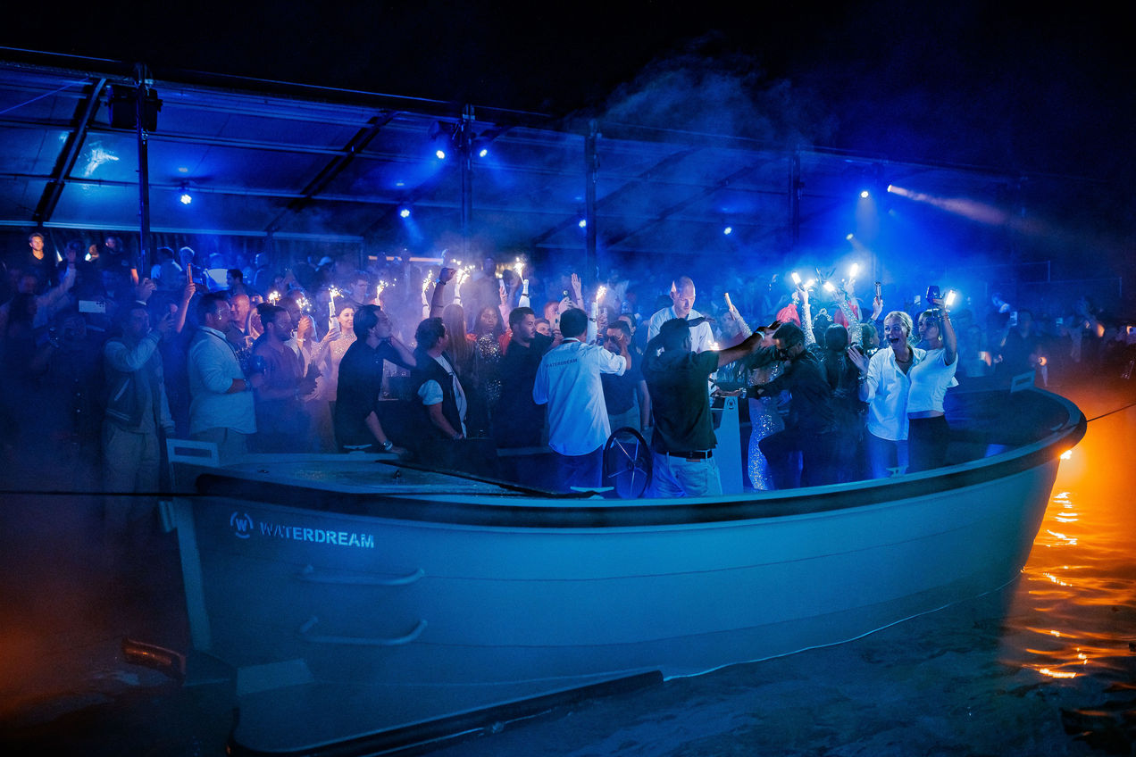 The afterparty at Bernies Beachclub 2025 during the Dutch GP weekend