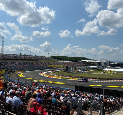 Silver 3 Grandstand gives the fans a great overview of the Hungaroring