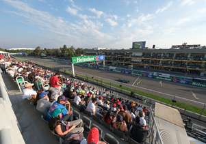 View from the Main Grandstand of the Mexican GP