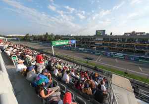 View from the Main Grandstand of the Mexican GP