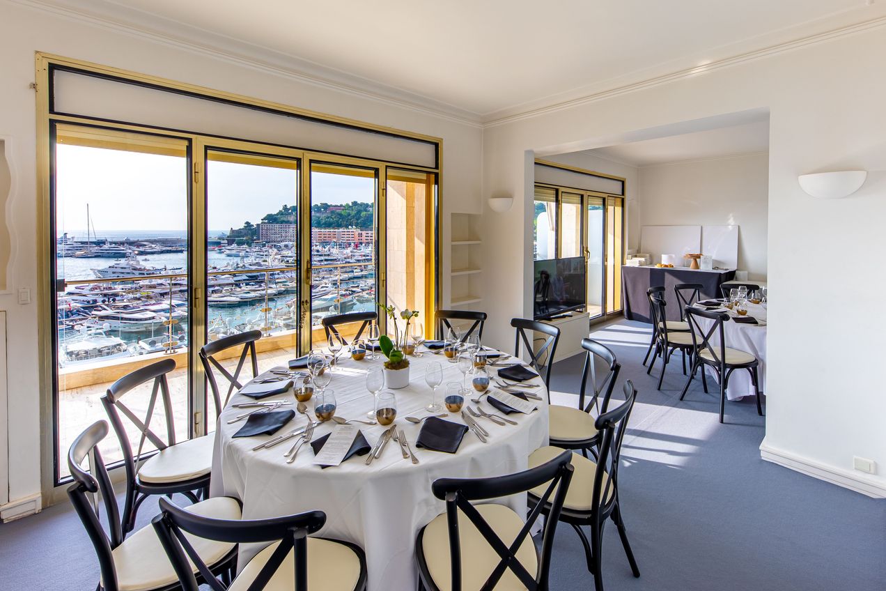 View inside the Ermanno 4th Floor Terrace hospitality lounge