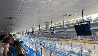 View on the track from the Race Club Hospitality grandstand