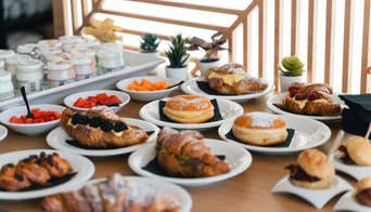 Food that is served in the Schumacher Lounge on the Monza Circuit