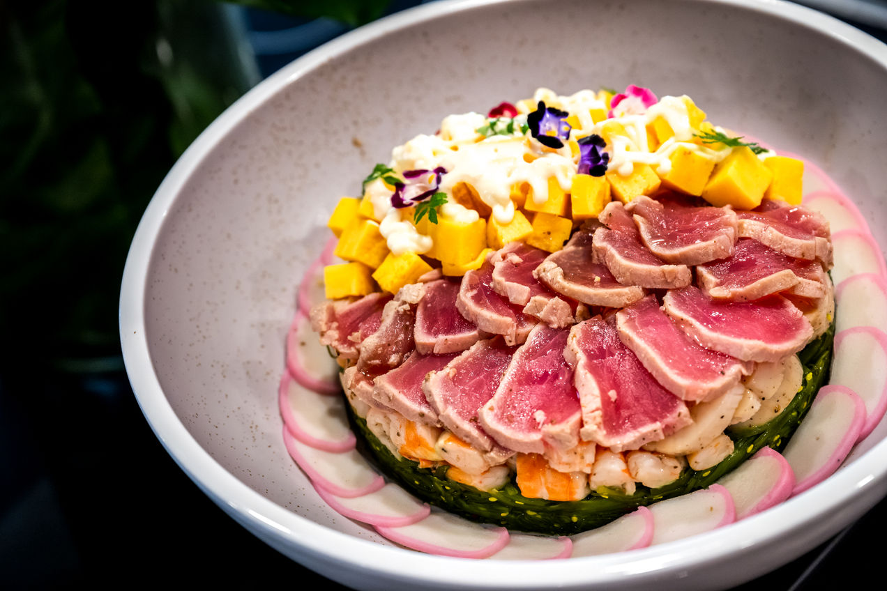 En The Green Room se sirve comida de alta calidad