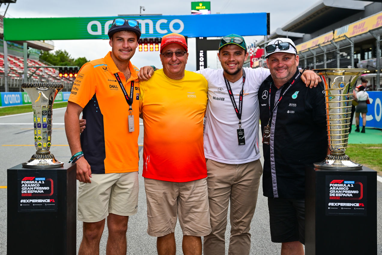 Championship Trophy Photo on Circuit de Barcelona-Catalunya