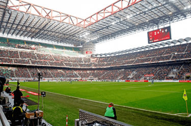 San Siro stadion tijdens een AC Milan-wedstrijd