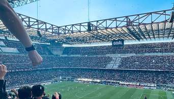 AC Milan view from seat