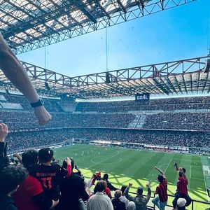 AC Milan view from seat