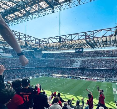 AC Milan view from seat