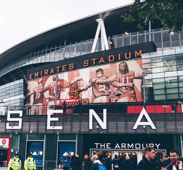 Emirates Stadium, home of Arsenal Football Club