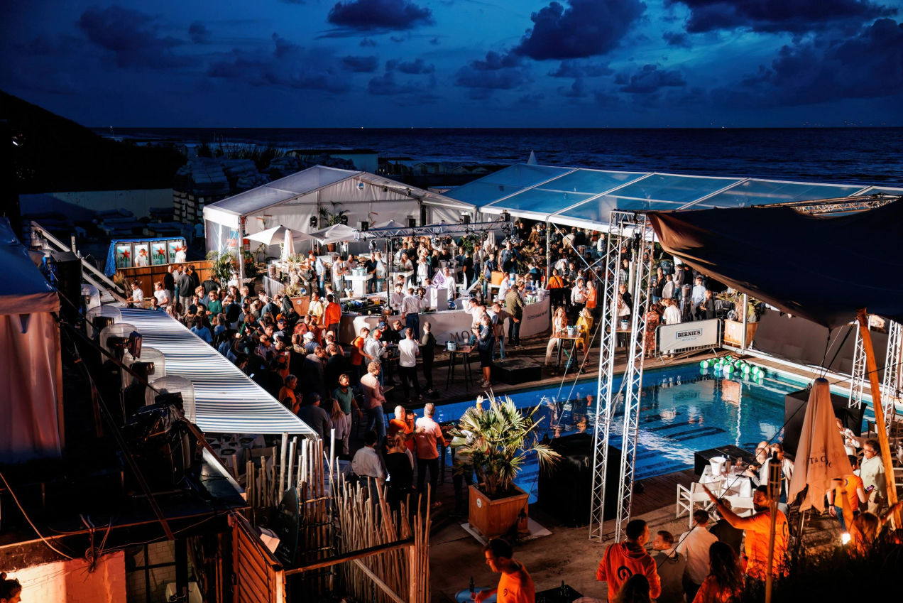 Bernie's Beachclub during the Dutch GP after party