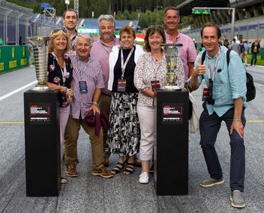 Championship Trophy Photo on Red Bull Ring during the F1 Experiences weekend