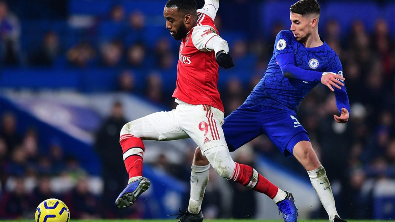 Arsenal vs chelsea lacazette jorginho