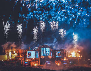 Tomorrowland fireworks