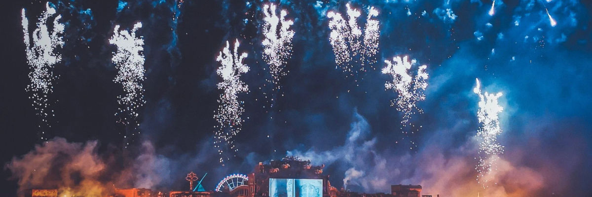 Tomorrowland fireworks