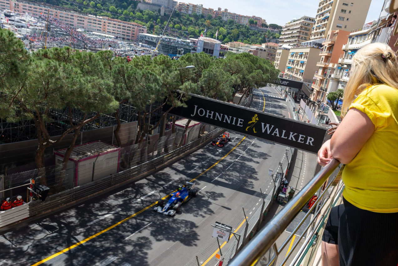 View from the Ermanno Terrace at the Monaco GP