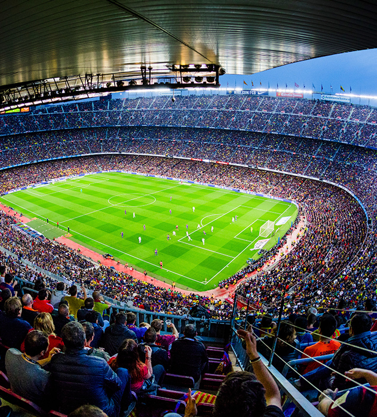 Barcelona view from seat