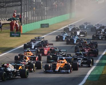 F1-Wagen auf dem Autodromo Nazionale Monza
