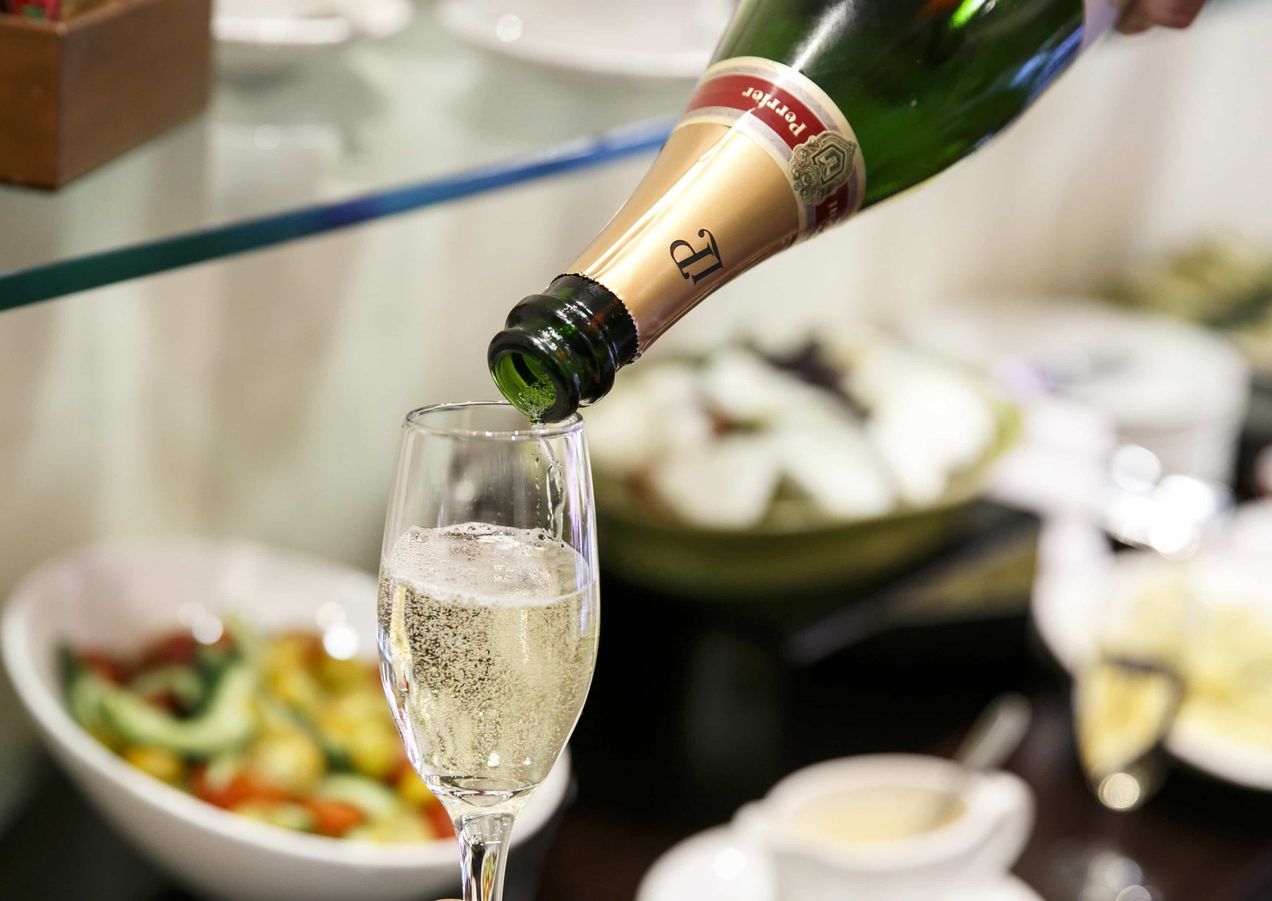 Arsenal Executive Box dinner in the lounge