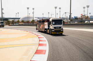 The track tour of F1 Experiences during the Bahrain GP weekend