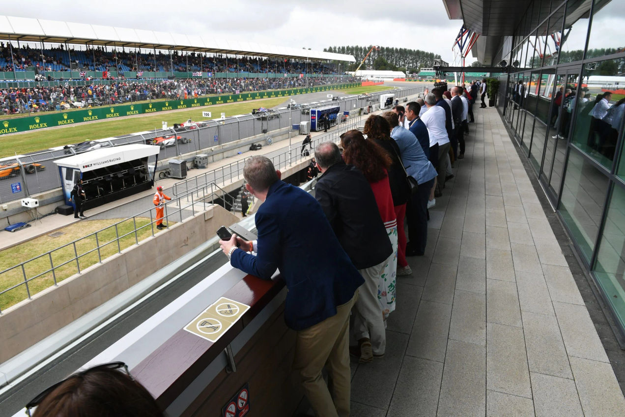 f1 paddock club silverstone view