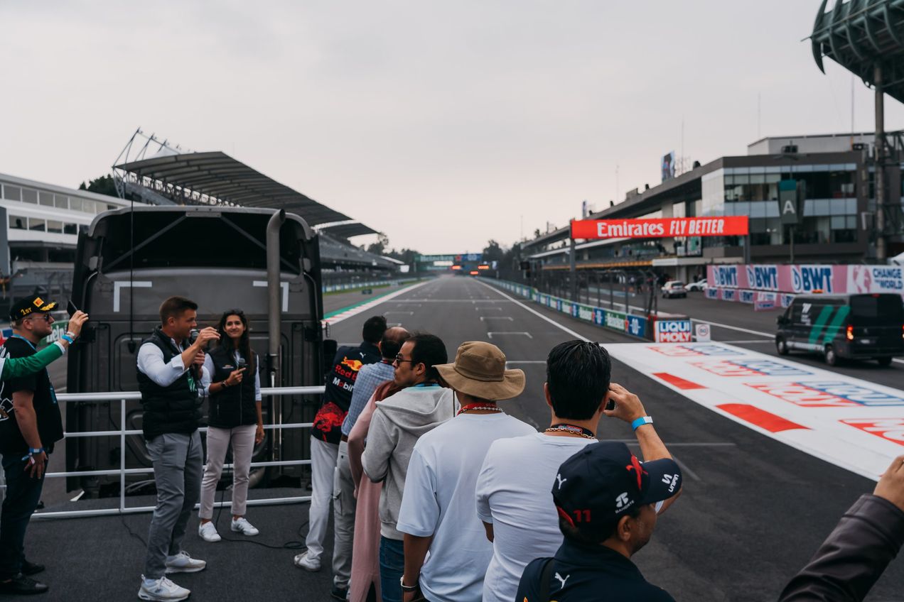 A look at the Guided Track Tour on the circuit of the Mexican GP