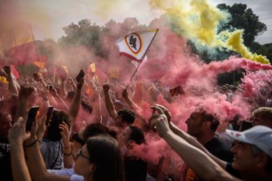 AS ROMA fans