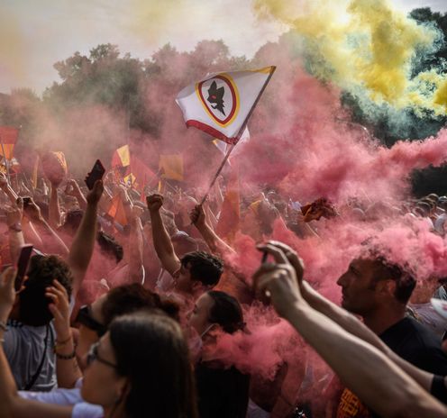 AS ROMA fans