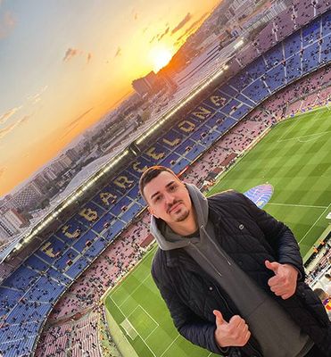 Fan bij FC Barcelona