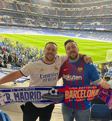 Fans bij de El Clasico