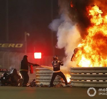 Romain Grosjean Crash