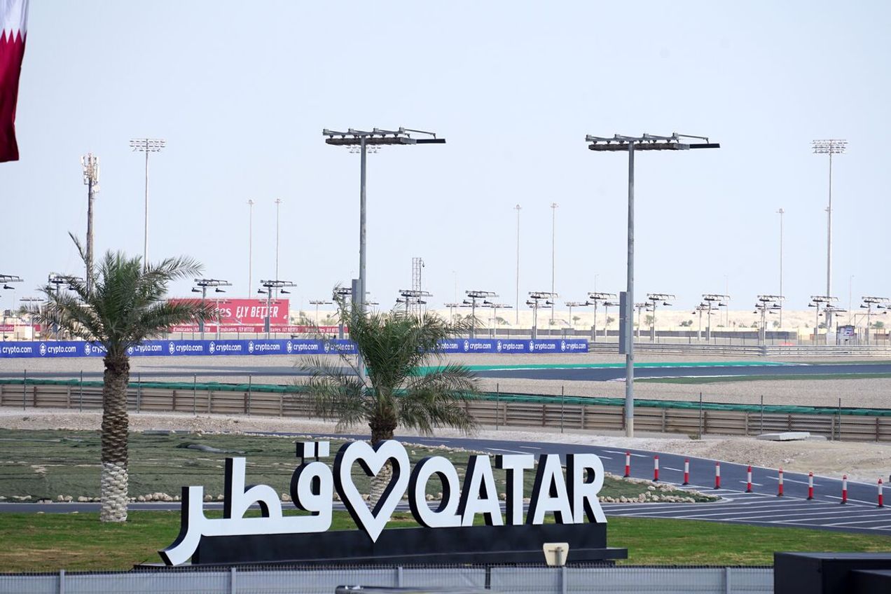 Vue d'ensemble d'une partie du circuit international de Losail