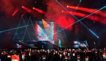 The concerts at the Abu Dhabi GP