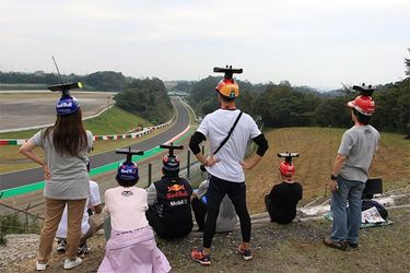 Vue du siège - Accès à la zone ouest du circuit de Suzuka - GP du Japon