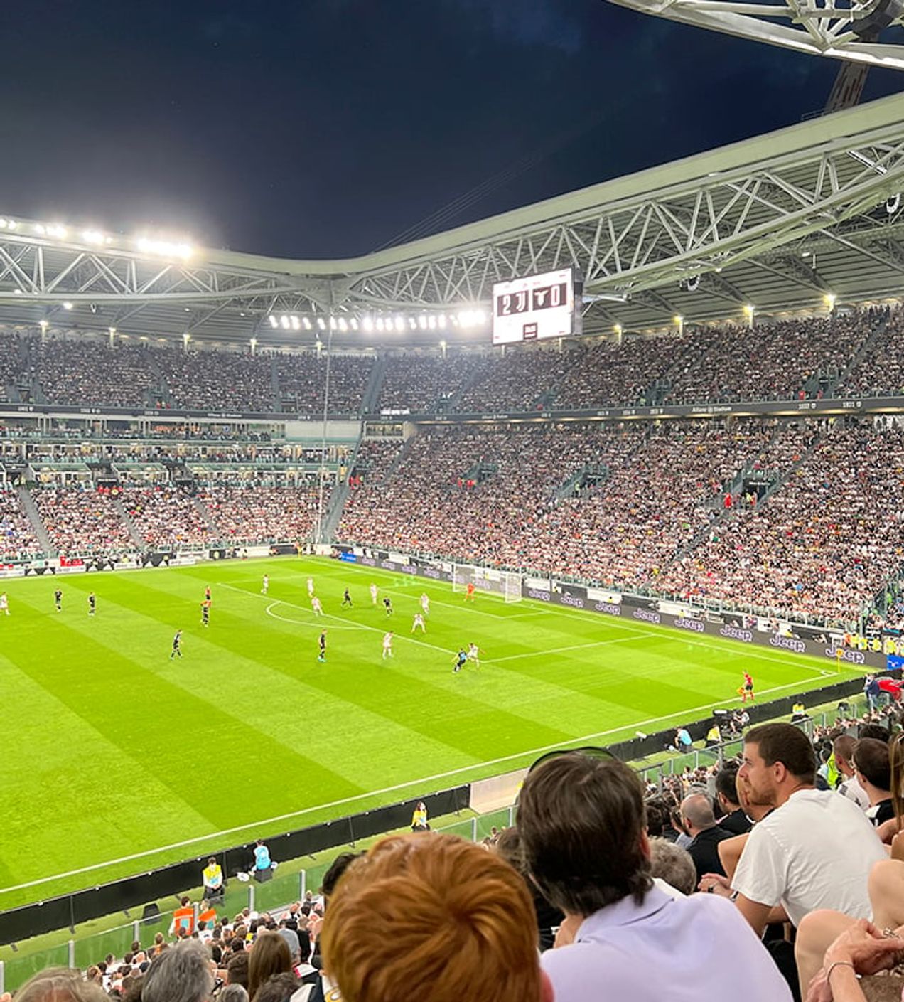 Juventus stadium view from seat