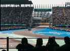 View of the circuit at the Mexican GP from the Paddock Club