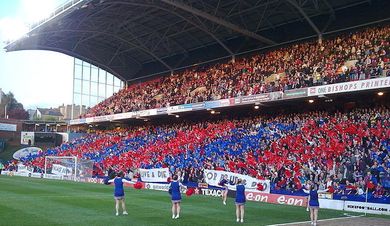 Crystal Palace view of the stands