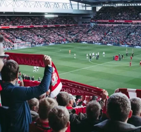 Liverpool Fans in Stadium