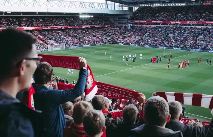 Liverpool Fans in Stadium