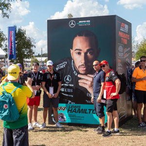 Fans in der General Admission Zone während des GP Italien