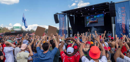 La Fan Zone del circuito de Monza con actuaciones de DJ en directo