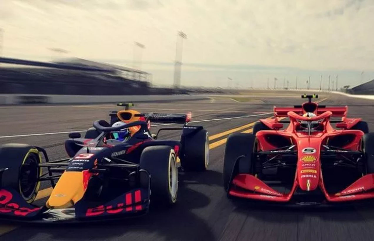 Red Bull - Ferrari Race