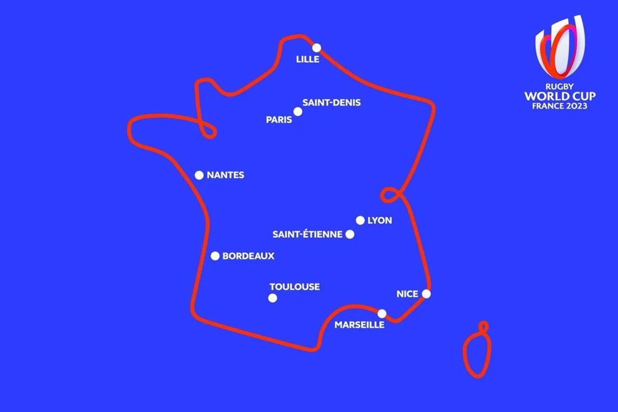 Rugby World Cup France host cities