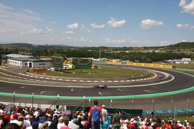 Hungaroring circuit during the Formula 1 Hungarian Grand Prix
